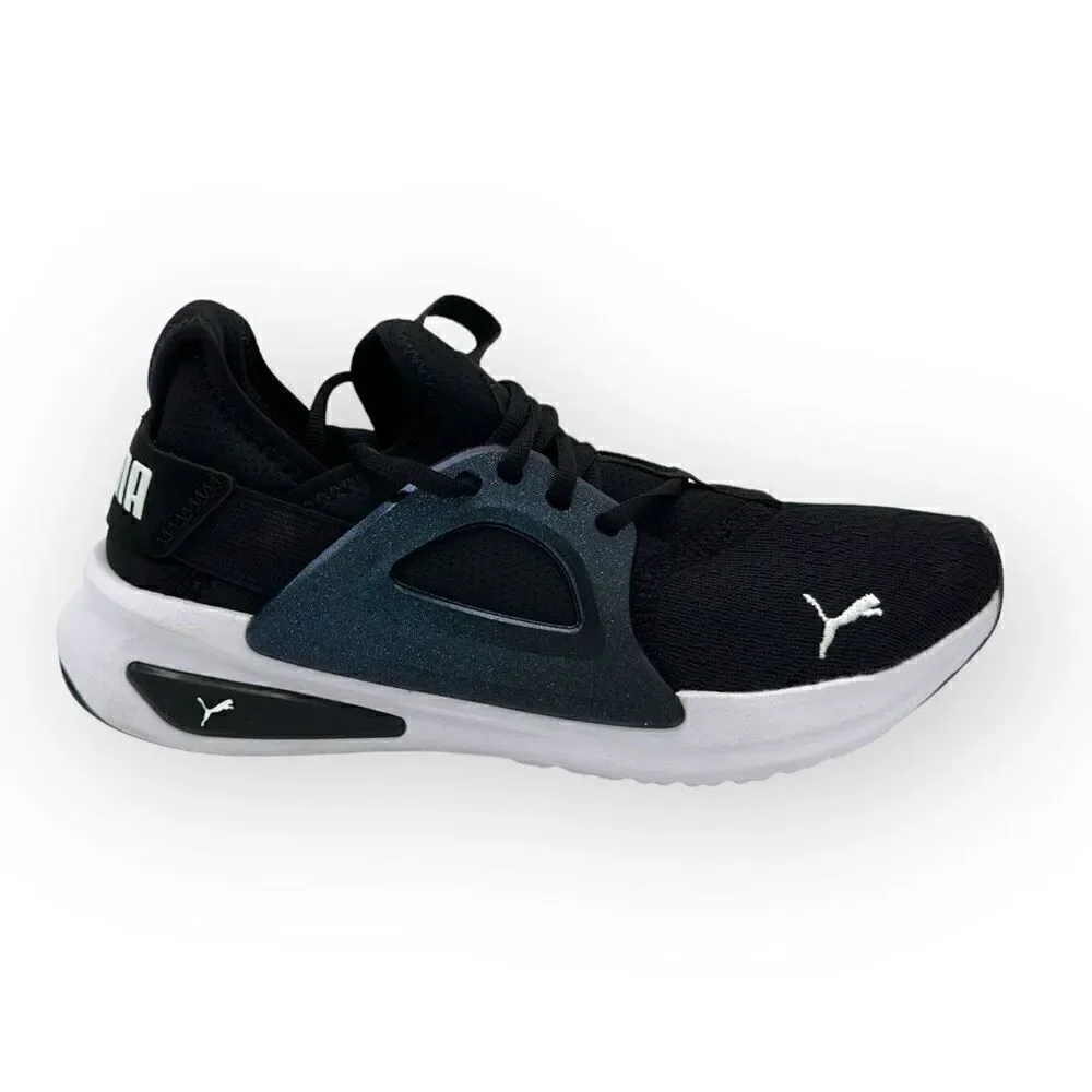 NWOT Puma Softride Enzo Nova Shine Running 377917 01 Shoes Black/White Women 8.5